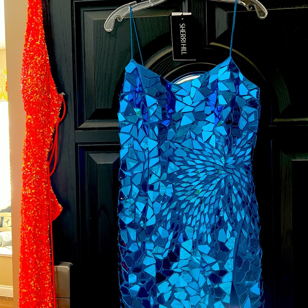 Gorgeous Sherri Hill broken glass exclusive dress!